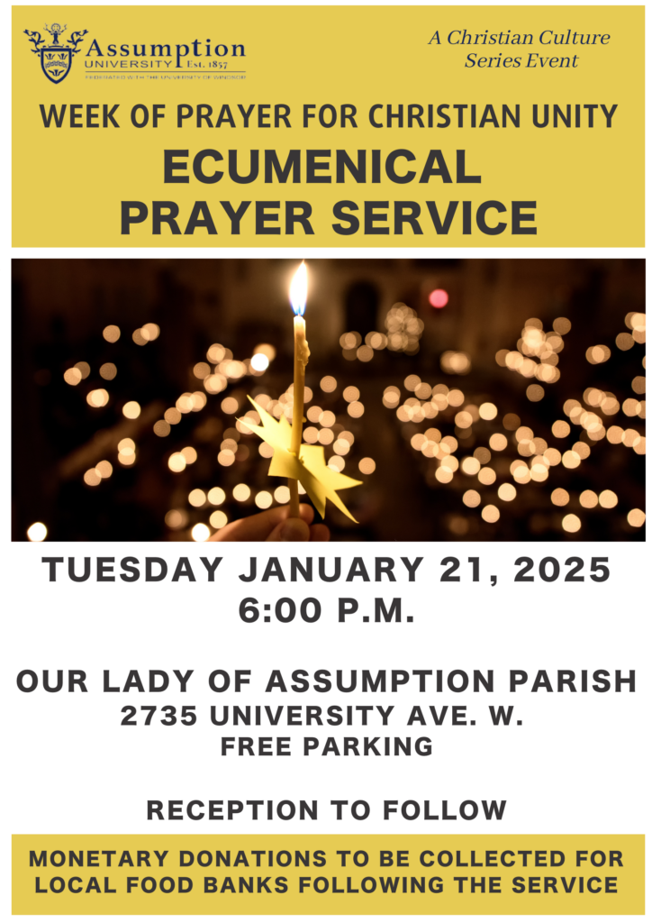 Ecumenical Prayer Service poster